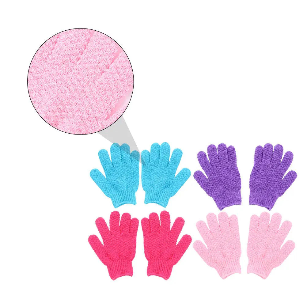 

8Pcs Exfoliating Gloves Bath Deep Cleaning Gentle Dead Skin Removal Body Scrub Shower Mitts Exfoliating Gloves