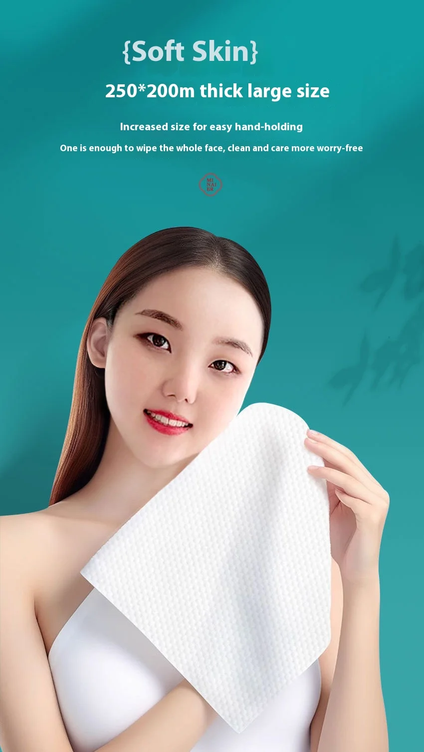 Hanging Disposable Face Wash Towel Extractable  Soft Towel Face Wash Towel Thickened Face Wipe Makeup Remover Towel
