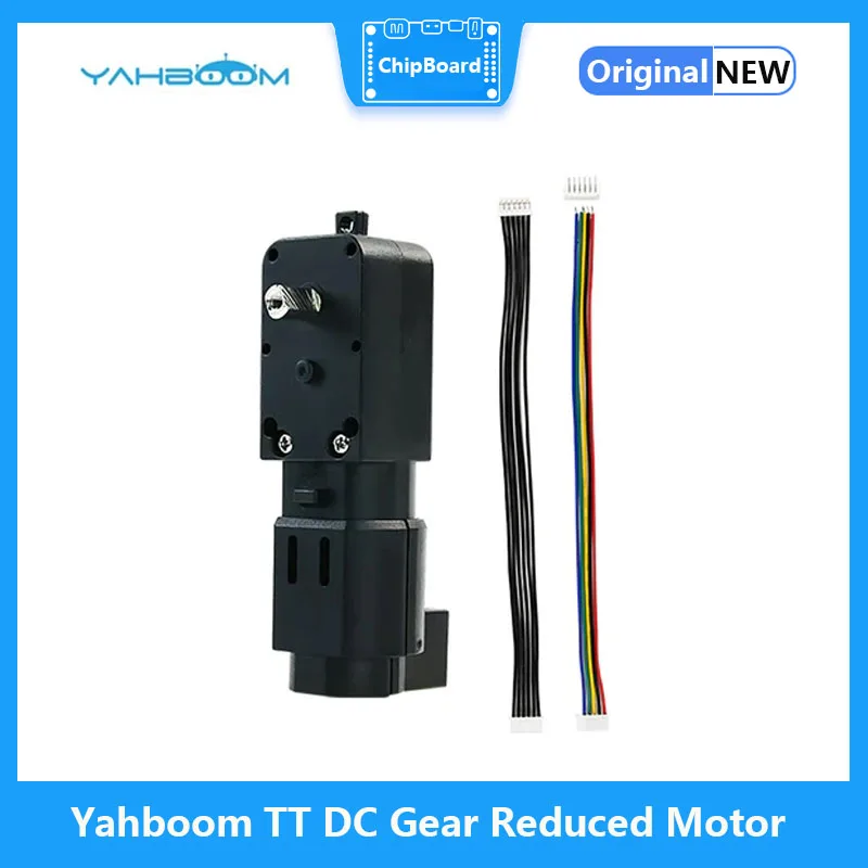 

Yahboom Hall encoder TT DC Gear Reduced Motor AB phase speed measuring disc Mecanum wheel balance trolley motor