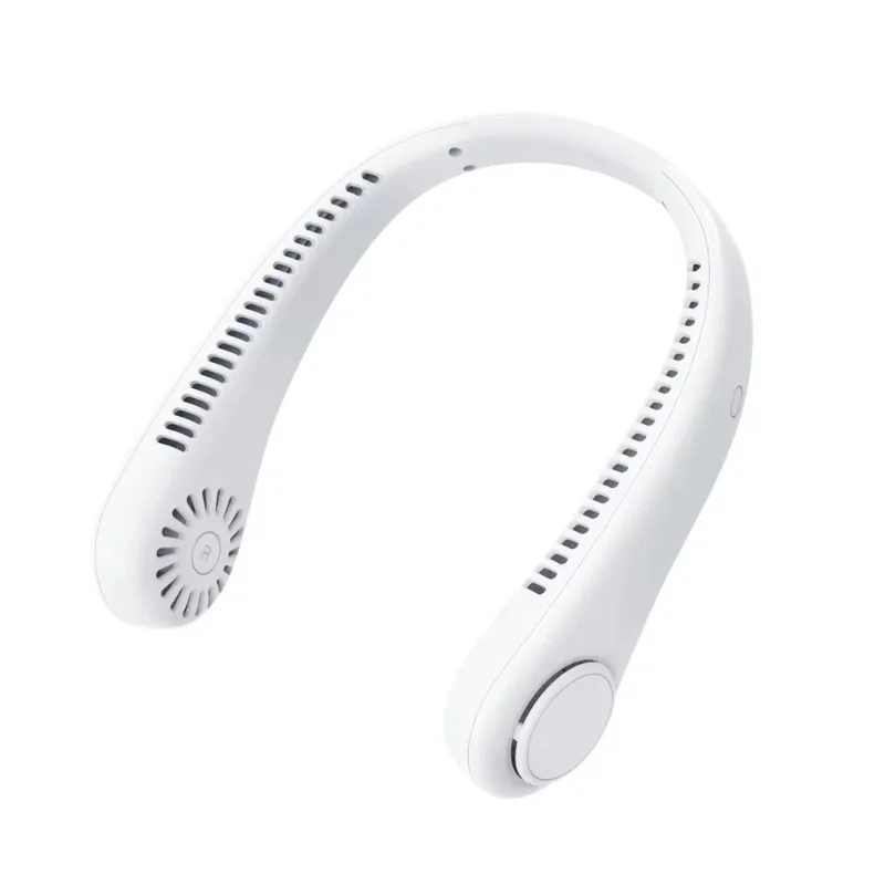 

New Mini Neck Fan Portable Bladeless Hanging Neck 800mAh Rechargeable Air Cooler 3 Speed Mini Summer Sports Fans