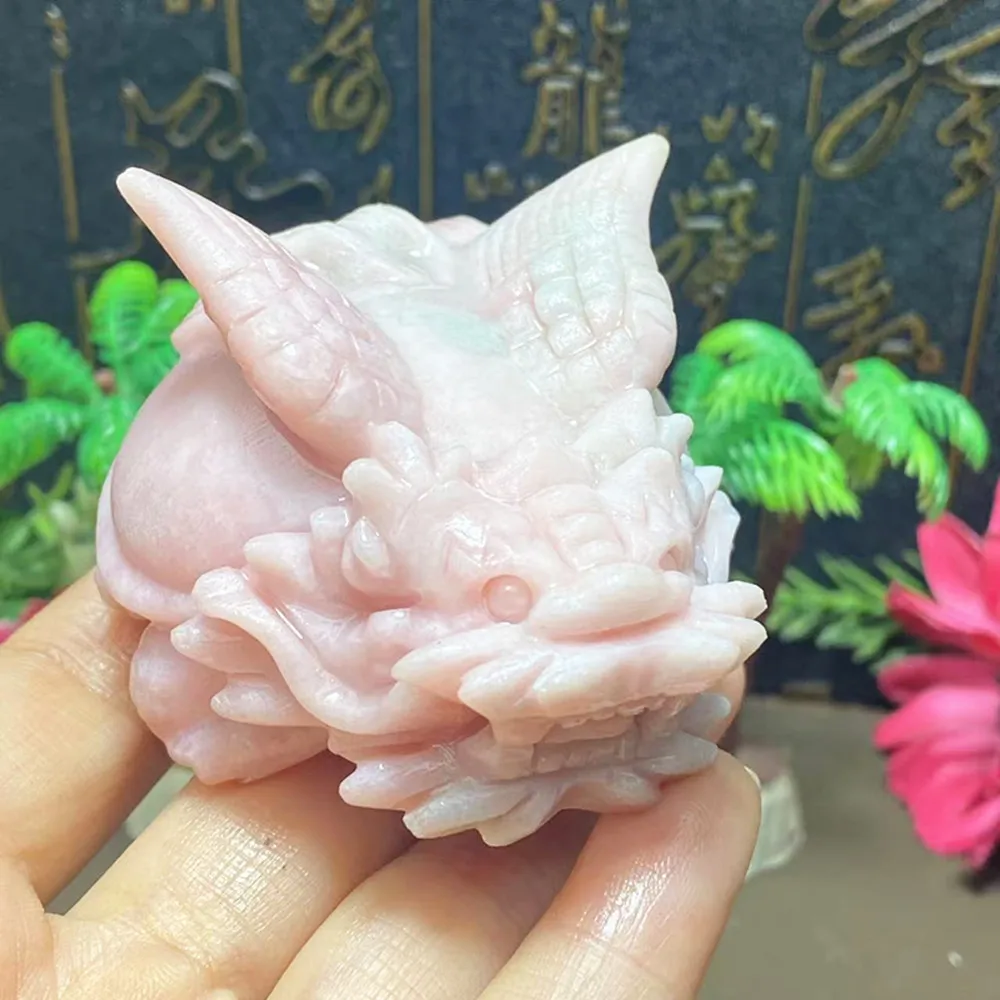 Natural, quartz, dragon turtle, crystal, stone, mineral, carved, home decoration healing statues