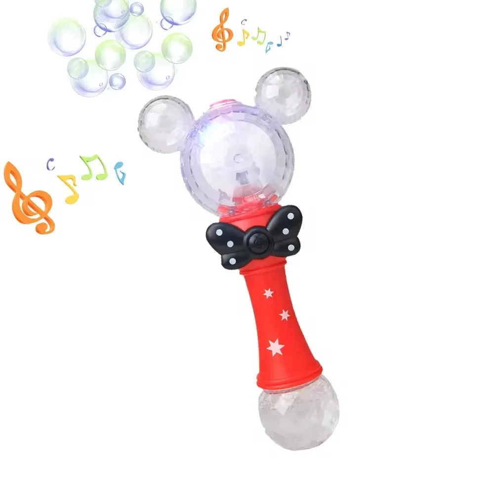 เครื่องทำฟองสบู่มินนี่ ของเล่นแบบชาร์จไฟได้ พร้อมไฟและเสียงเพลง สำหรับเด็กชายและเด็กหญิง