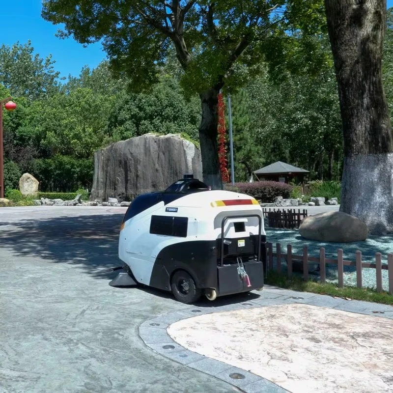 Customized Commercial Floor Cleaning Robot Equipment Artificial Intelligence Industrial Robots Automatic Sweeper Robot view 6