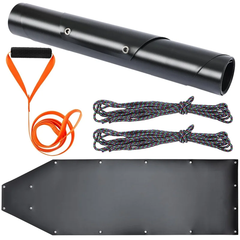 AED2-Deer Drag Sled Game Glide - Deer Cart Game Hauler سميكة مقاومة للتمزق ملحقات الصيد والعتاد لـ Hauling