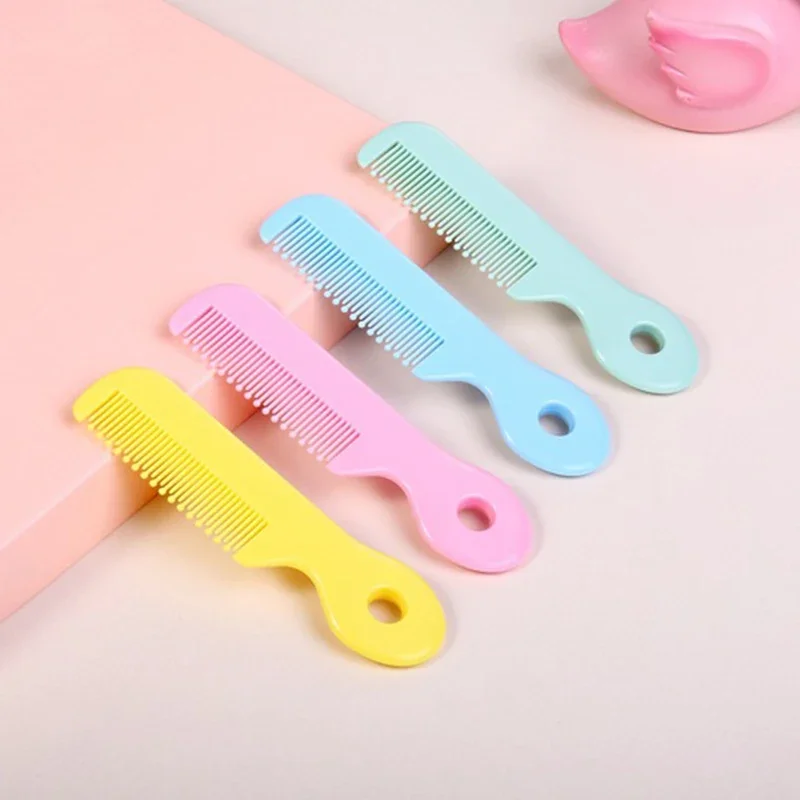 Safe Baby Comb Small Mini Hair Brush Comb for Pink Newborn Brush Anti-screw Hairbrush Kids Comb Boy Girl Gift 