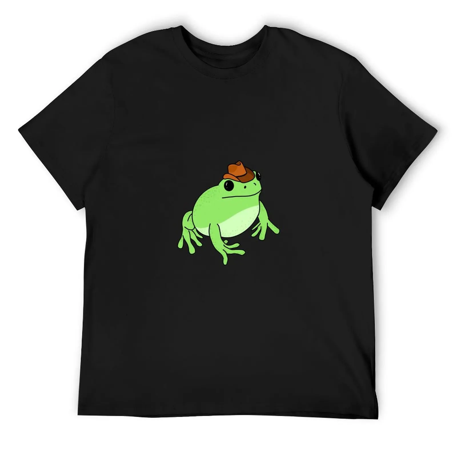 Cowboy Frog T-Shirt boys whites graphic shirts cute clothes customizeds tshirts for men