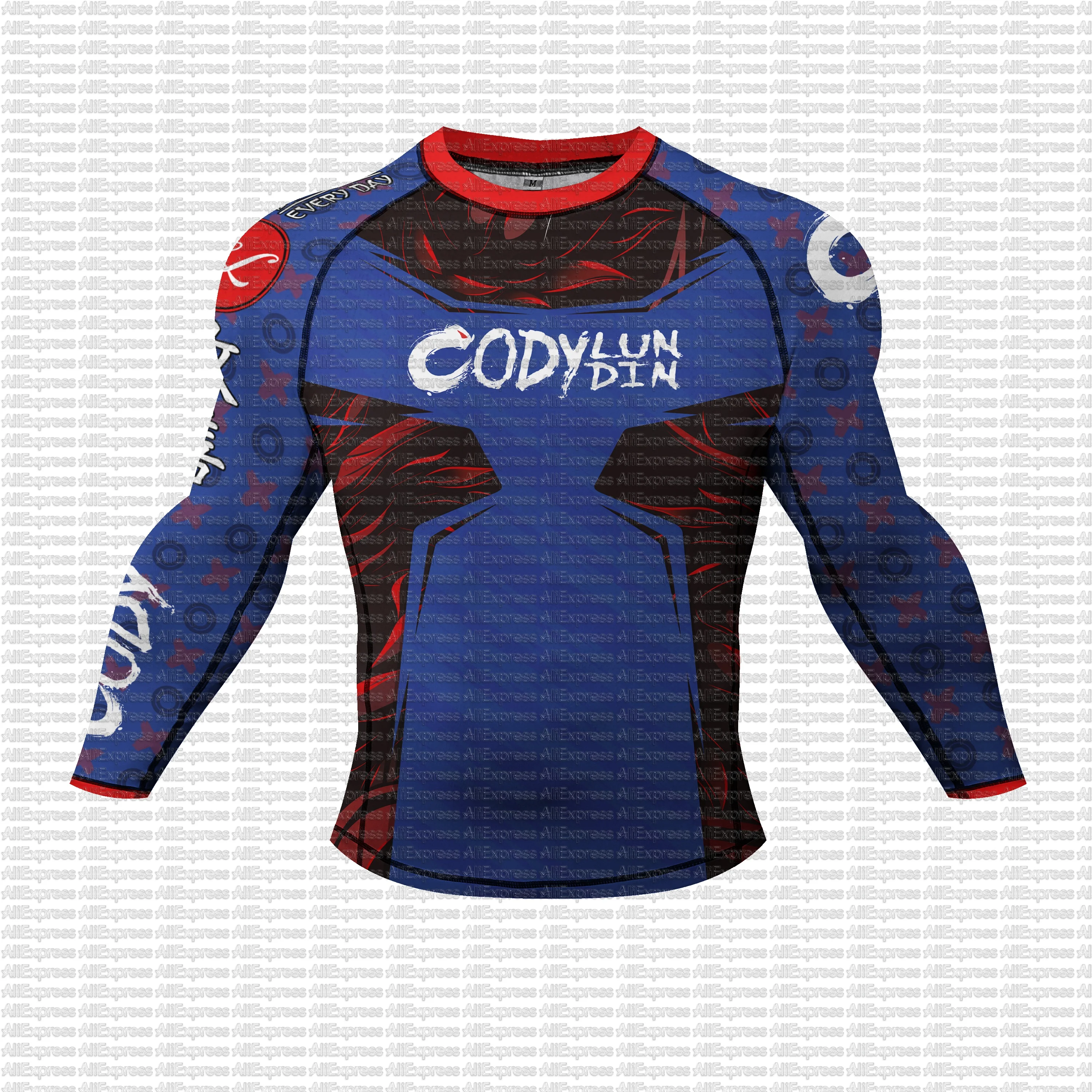 

Cody Lundin Мужская черная футболка с длинным рукавом MMA BJJ Бразильский дзюдзюцу Тхэквондо Фитнес-тренировки Бег Рашгард для борьбы