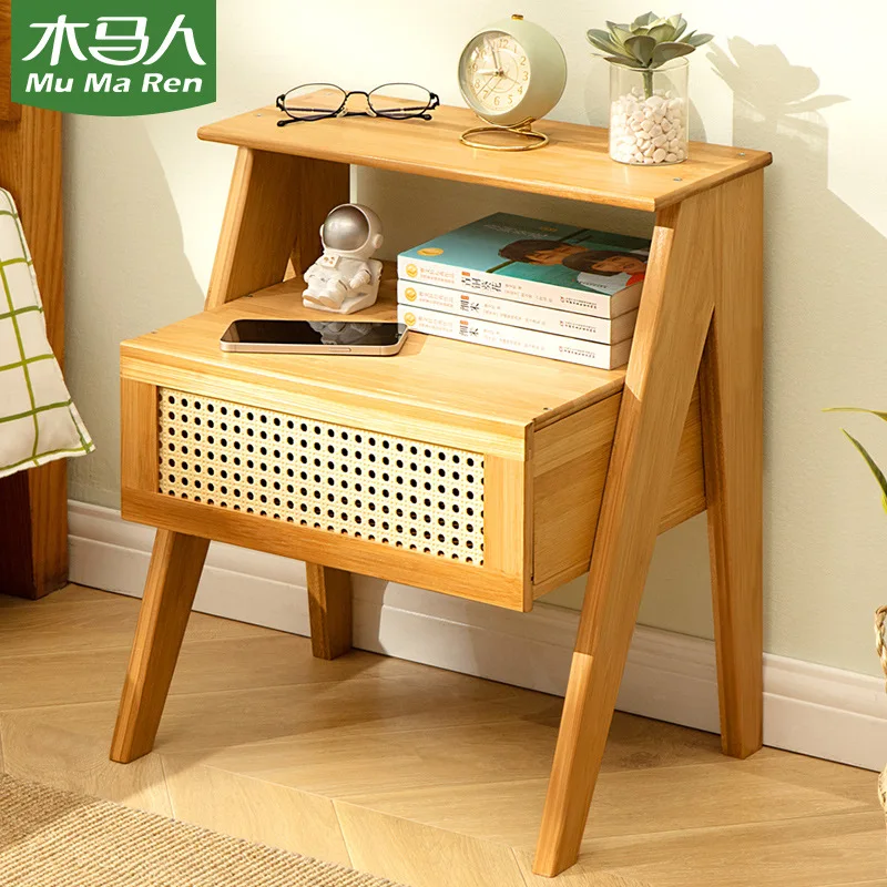 

Прикроватная тумбочка для дома, новая, простая, маленькая, для спальни, с функцией хранения, многофункциональная.