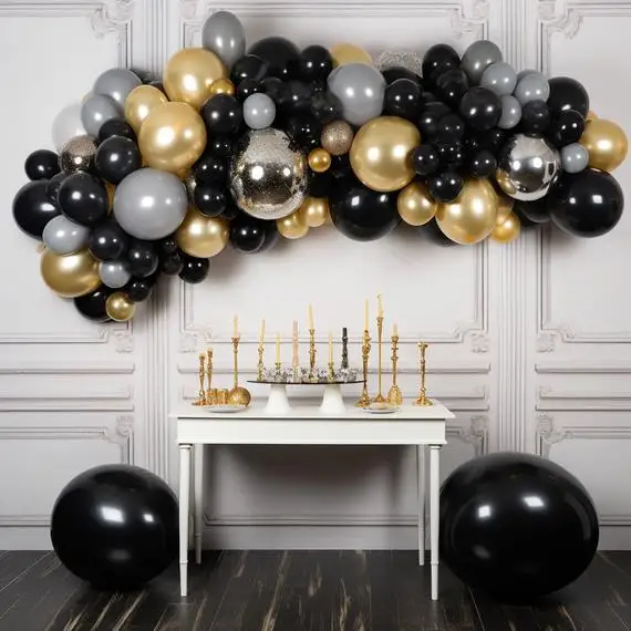 

132pcs Set Latex Balloon Hanging Swirls For Birthday Party Latex Party Balloons Ceiling Decorations Streamers Party Decorations