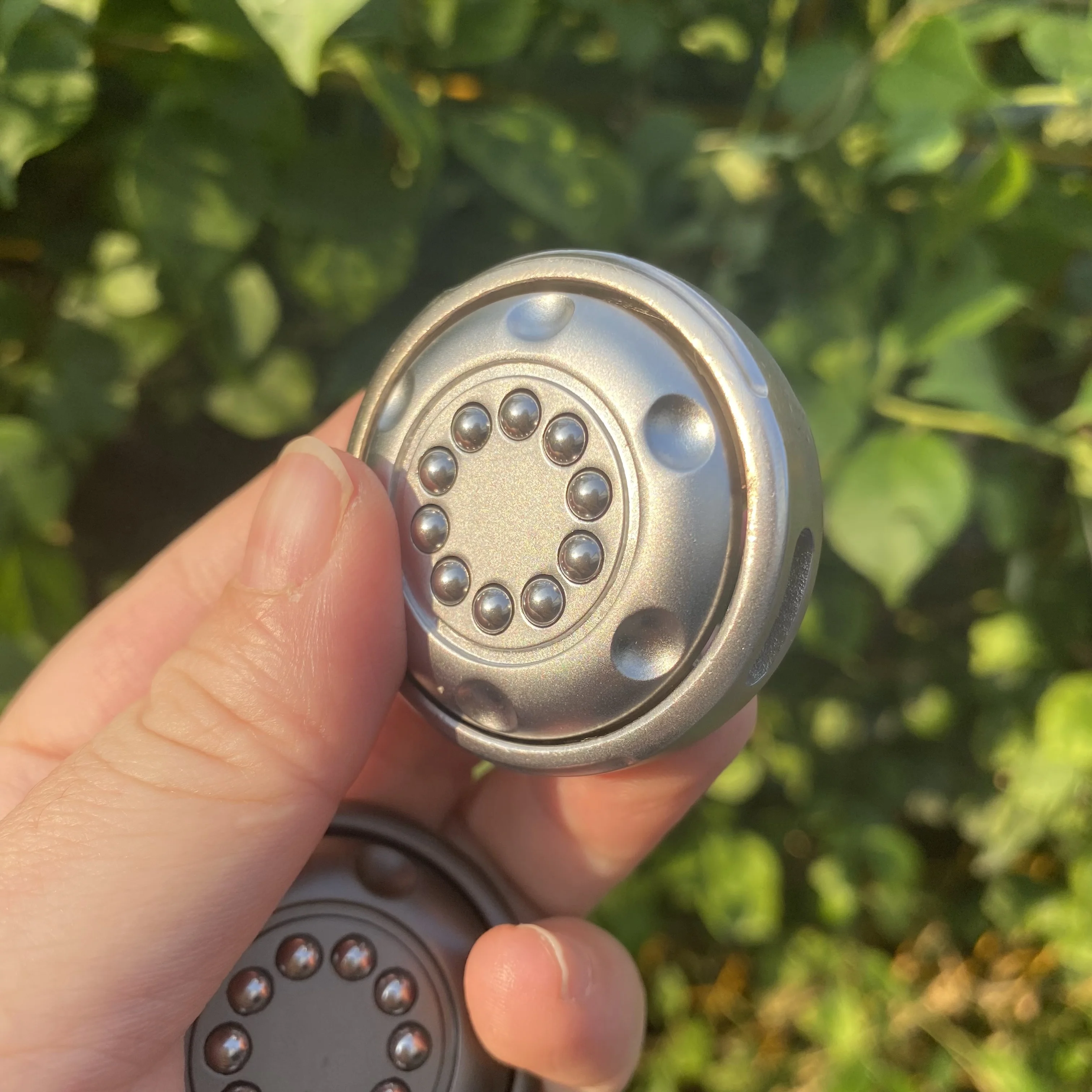 Deslizador de Metal UFO EDC Fidget, deslizador de Metal con platillo volador de monedas, juguetes de oficina Fidget, escritorio de Metal magnético EDC, juguete antiestrés para adultos