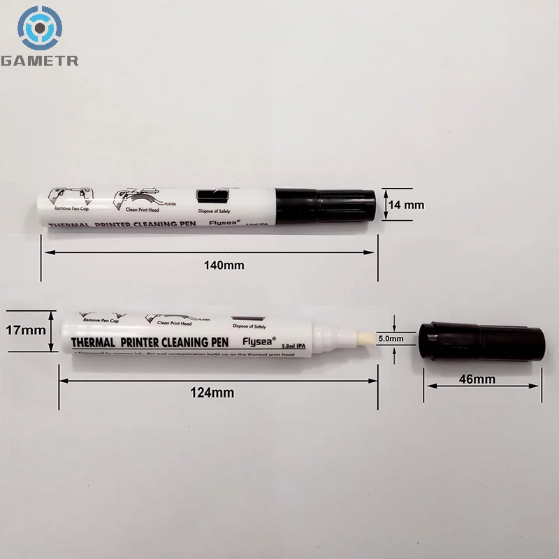 1 buah pena pemeliharaan kepala cetak Printhead pena perawatan untuk Printer termal Universal