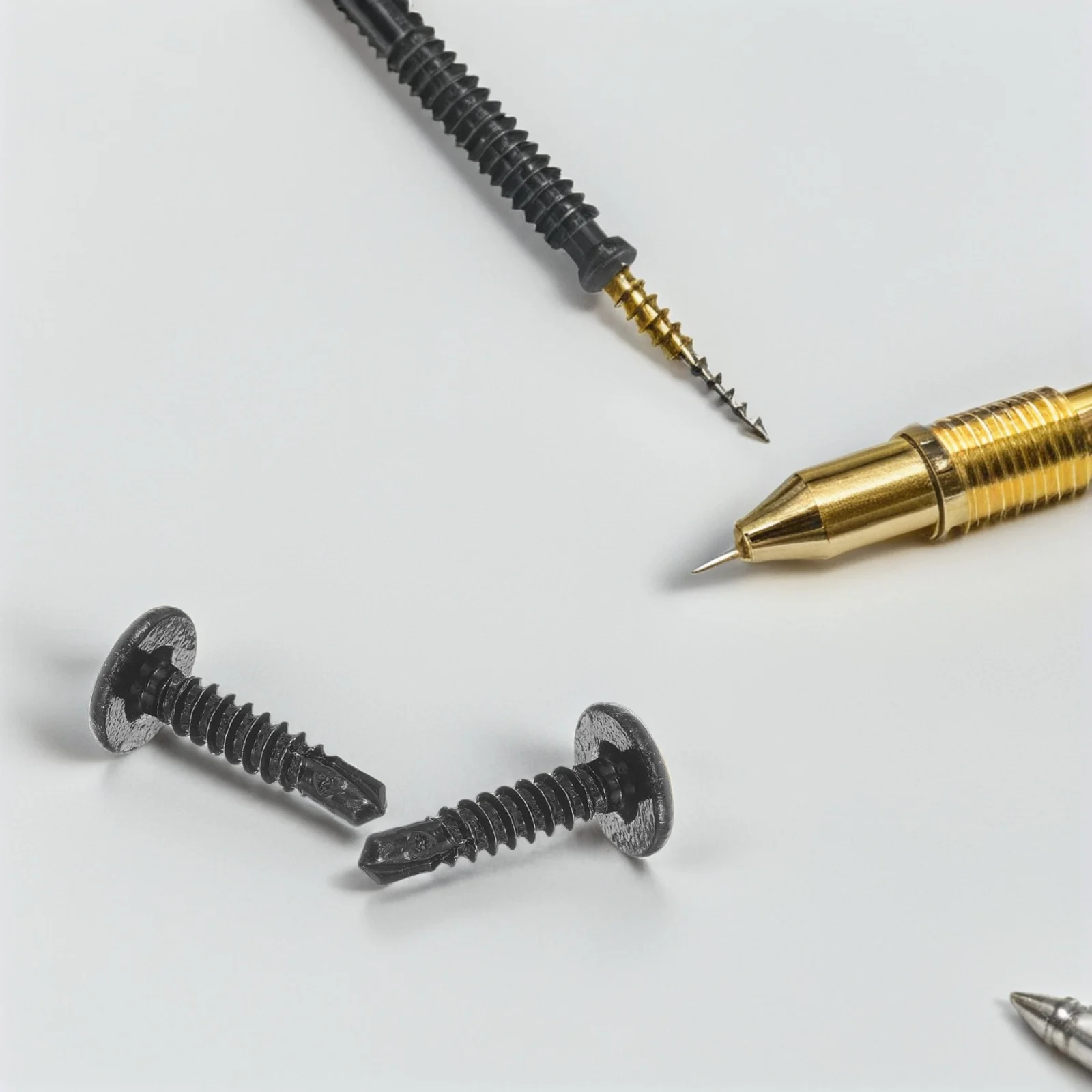 

460pcs Self-Drilling Dovetail Screws Black Carbon Steel Flat Head Heavy Duty Fasteners For Furniture Cabinet Monitor Mount