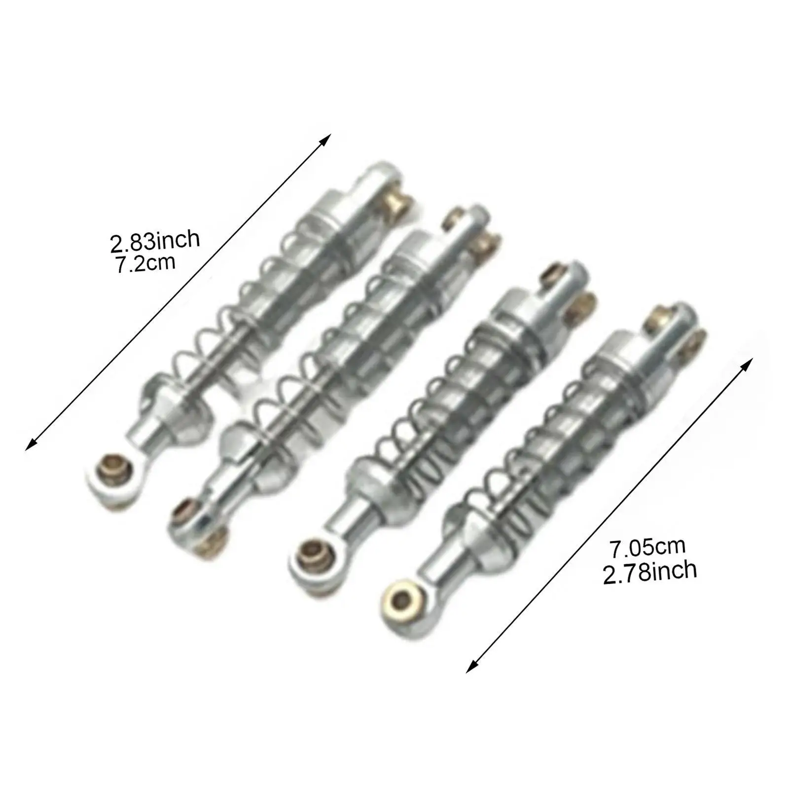 RC Car Spare Parts Kits Front and Rear Shock Absorbers Drive Shaft Replace Metal RC Accessories for 1/12 MN82 LC79 RC Hobby Car