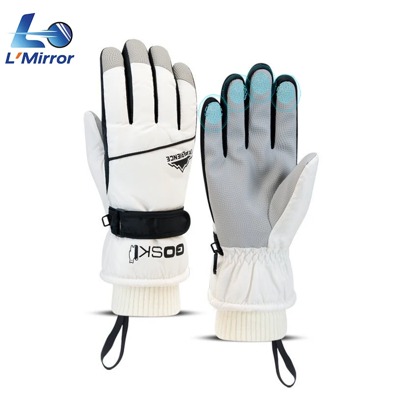 

Л ● Зеркальные лыжные перчатки: нескользящие, теплые, водонепроницаемые, с сенсорным экраном, для мужчин и женщин, для сноуборда, зимы, мотоцикла, велоспорта, активного отдыха