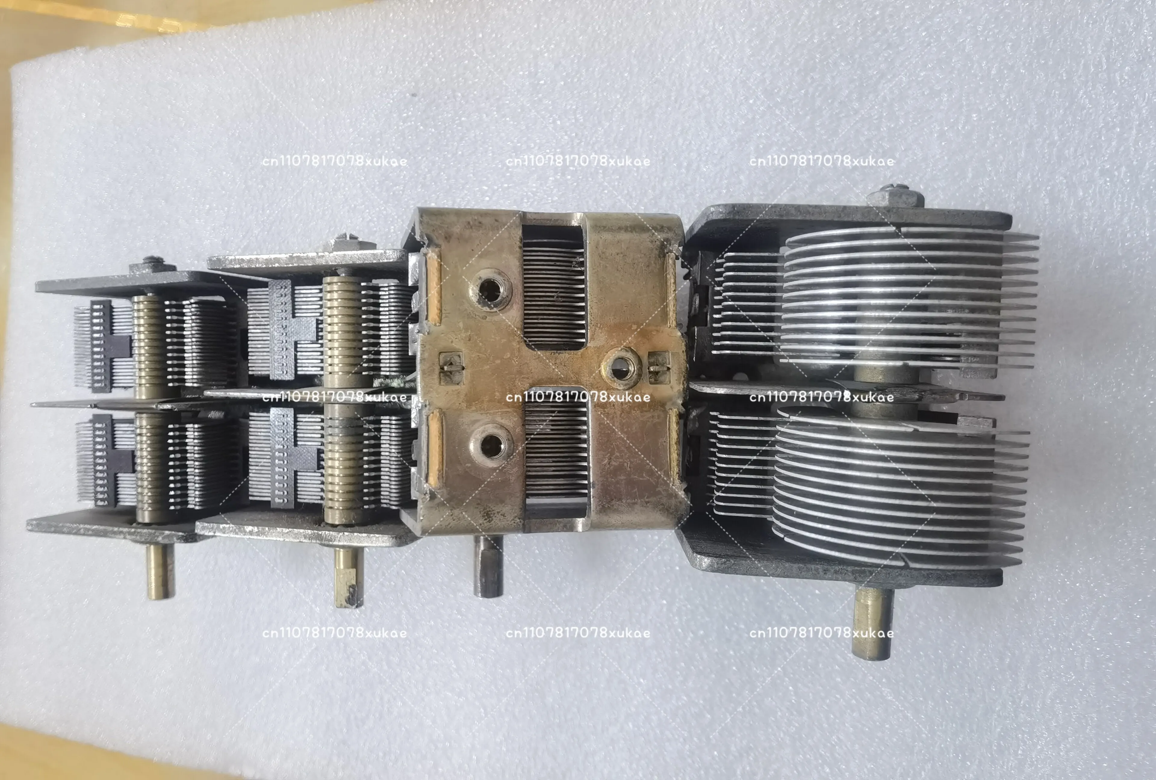 Cb-2-365 Air Medium Dual Variable Capacitor Mineral Radio Electronic DIY