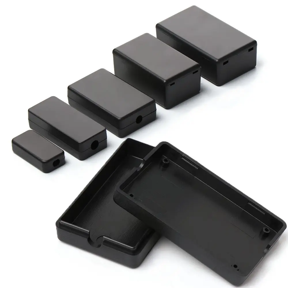 Plastic Waterproof Project Box Storage Case White/Grey/Black Housing Instrument Case Electronic Project Box Enclosure Supplies