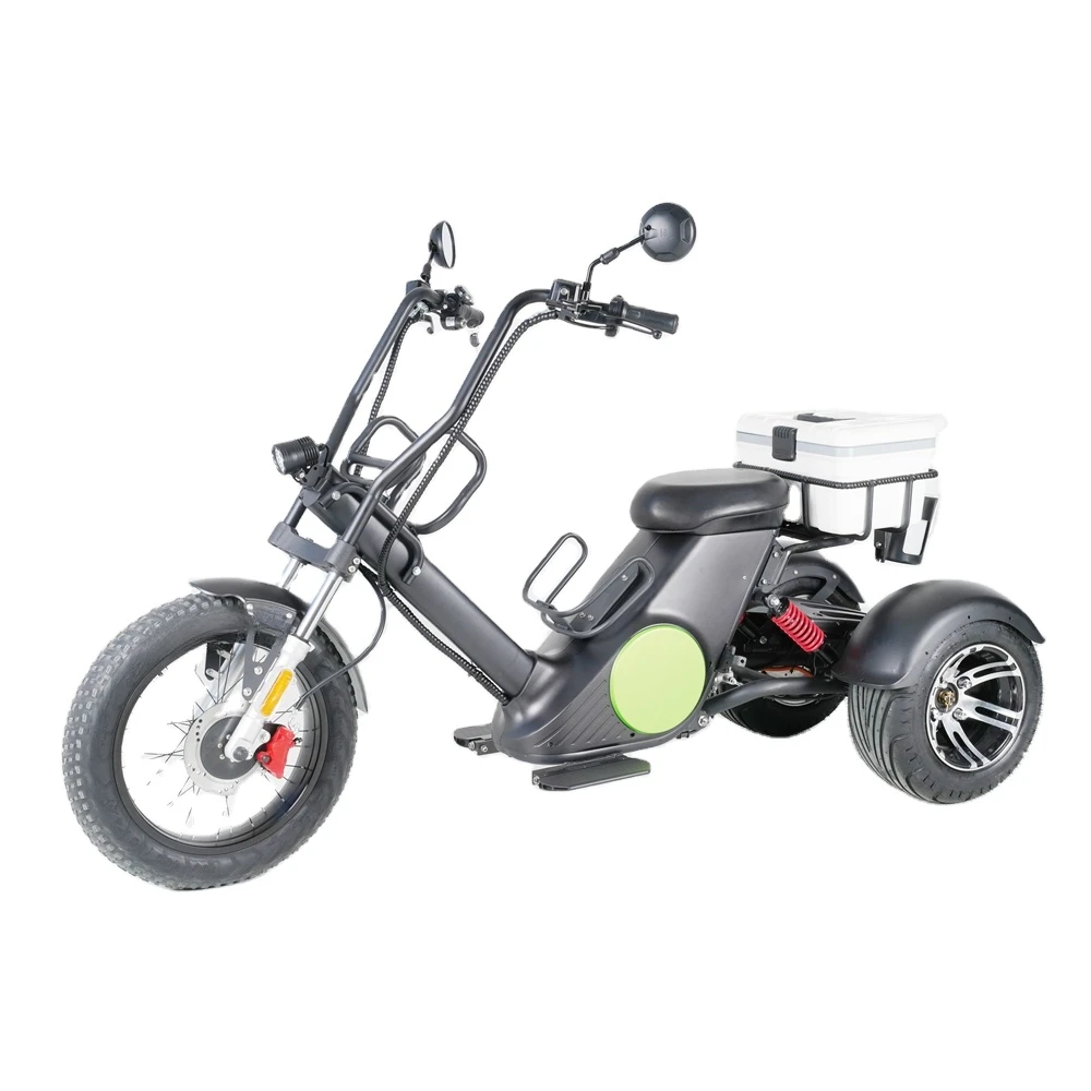 Electric Trike Fat Tire 3 Wheel Electric Tricycle Three Wheels Adult Cargo Electric Bike