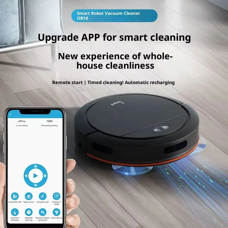 Oubao – aspirateur Robot de balayage intelligent, charge automatique, Machine de nettoyage et de balayage à double fonction pour usage domestique
