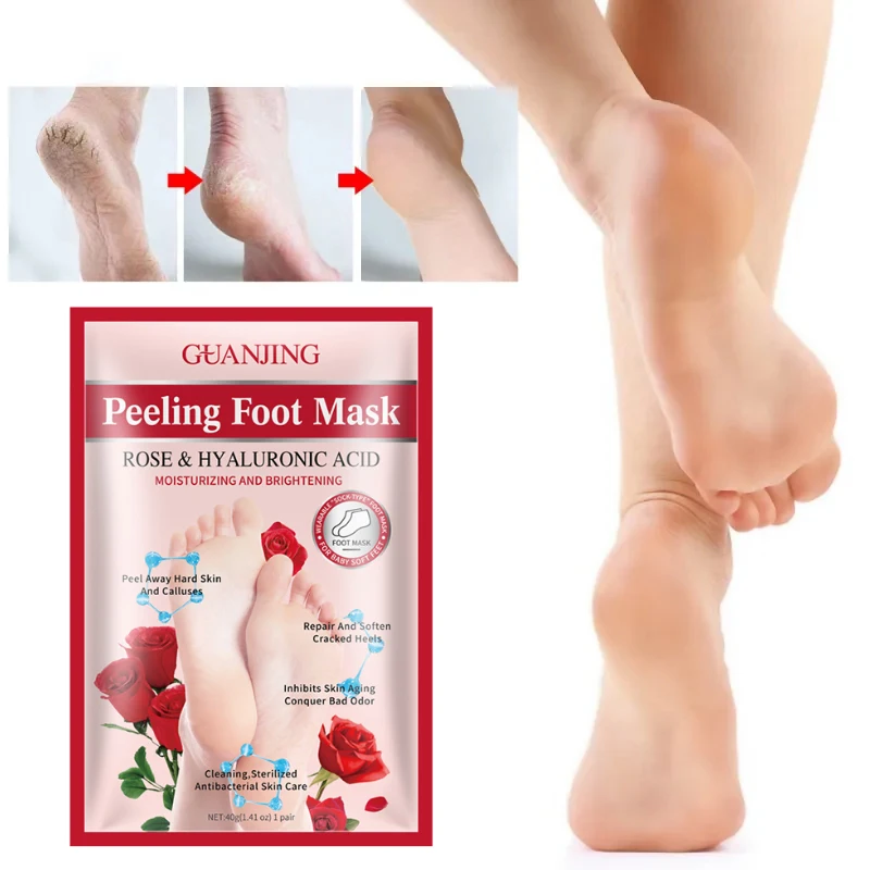 Foot Masks Heels Foot Peeling Spa Moisturizing Whitening Pedicure Socks Exfoliating Remove Dead Skin Anti Cracked Foot Skin Care