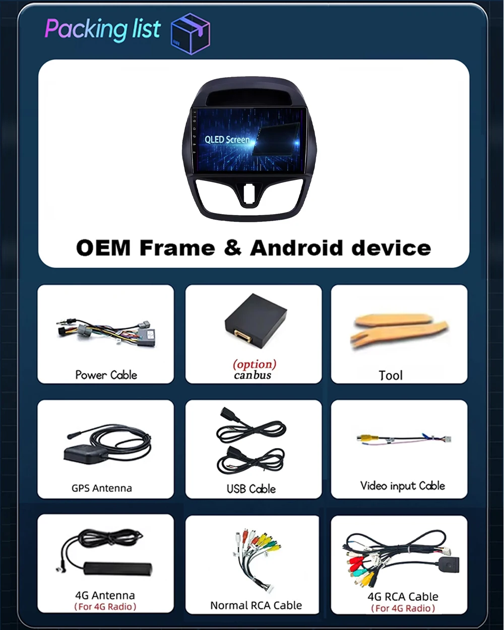 Car Radio For Chevrolet Spark 2015 2016 2017 2018 Carplay Android Auto Stereo Multimedia Player GPS Navigation 4G WIFI Screen