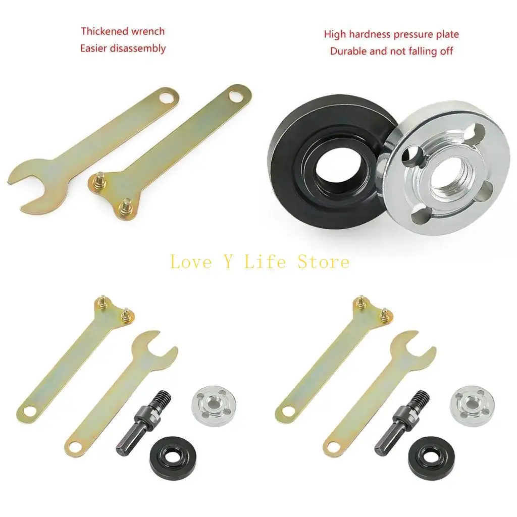 

L74C Electric Drill Conversion AnglesGrinder Connecting Rod Compatible for Cutting Disc Polishing Wheel Handle Holder Adapter