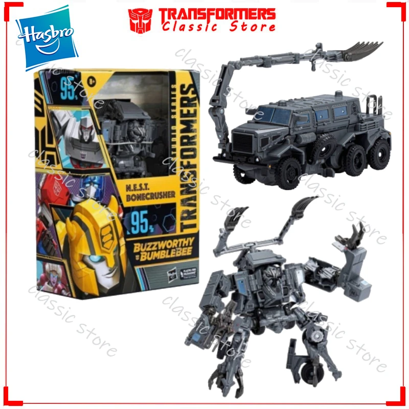 

In Stock Classic Hasbro Transformers Toys Studio Series SS-95BB N.E.S.T. Bonecrusher Cybertron Autobots Action Figures Gifts