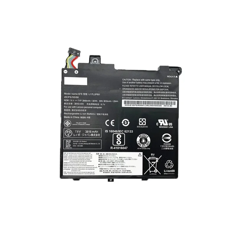 7.6V 30WH Original Battery For Lenovo V130-14IGM 14IFI 14ISE 14ITH E43 K43C-80 E4-ARR L17L2PB1 L17M2PB1 L17C2PB1