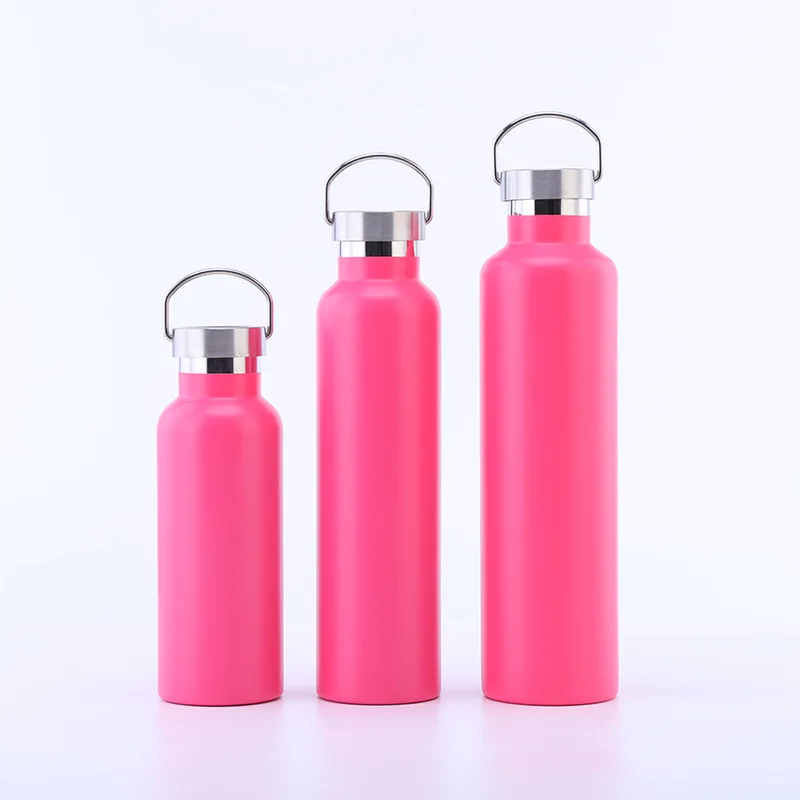 500/750/1000ml Large Thermos Bottle Double Layer Water Bottle Portable Design Stainless Steel Thermos Cup Vacuum Flasks