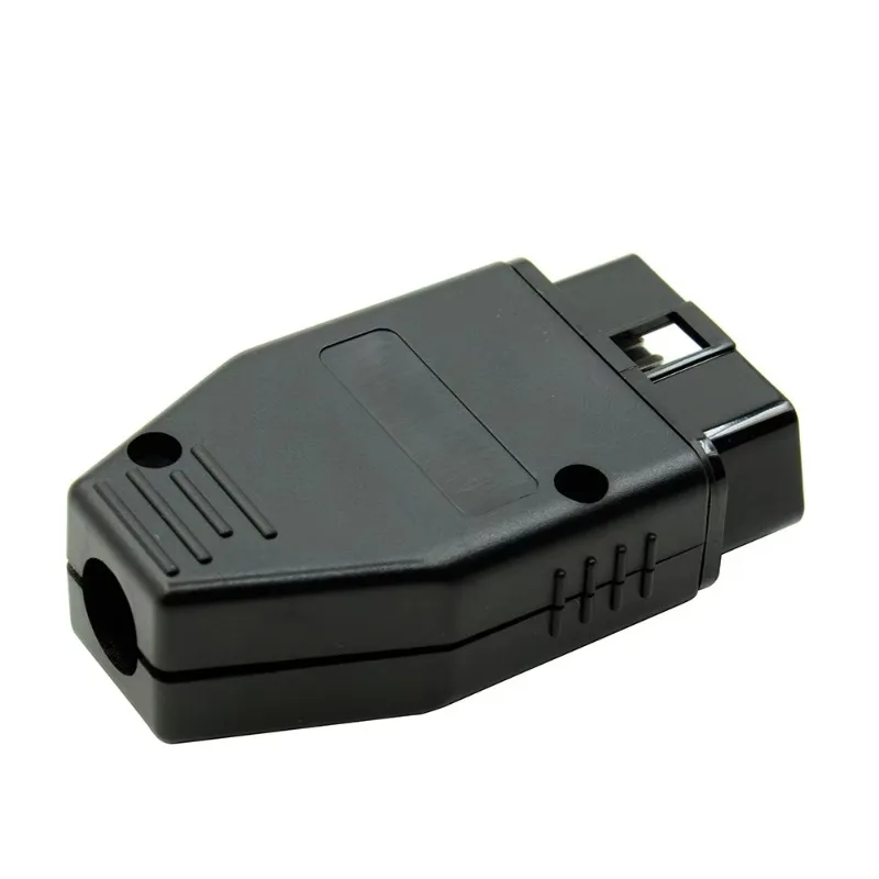 OBD2 16-Pin Male Connector Assembly - Includes Shell, SR & Screws