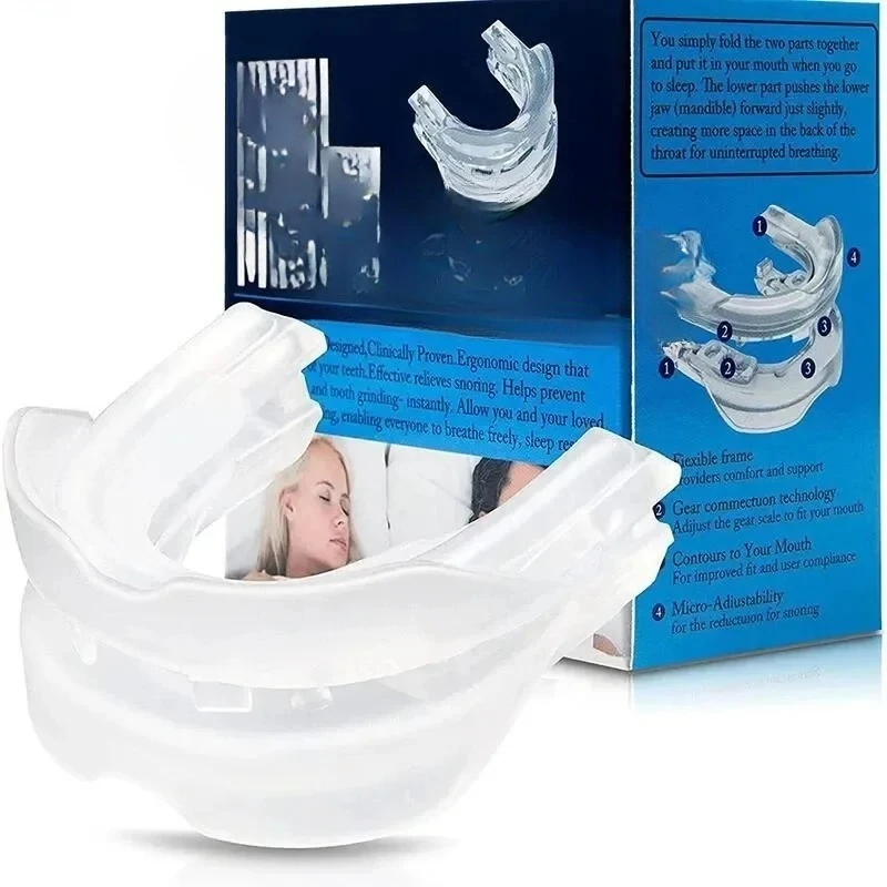 

Anti Snoring Bruxism Mouth Guard Dental Orthodontic Braces Teeth Retainer Sleeping Bruxismo Snoring Mouth Guard