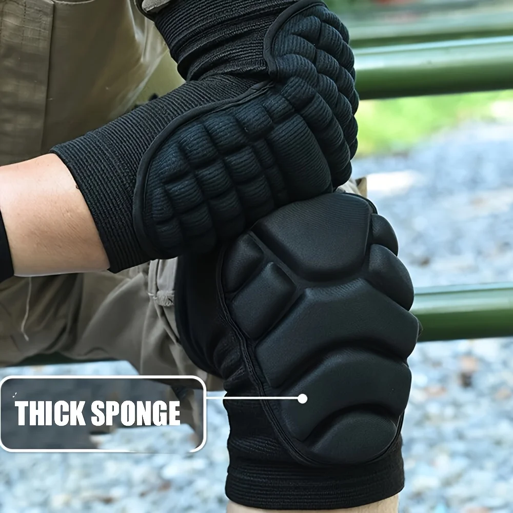 طقم حماية الركبة - وسادة قابلة للتعديل، مناسبة لليوجا والمشي لمسافات طويلة والعمالة البدنية الثقيلة