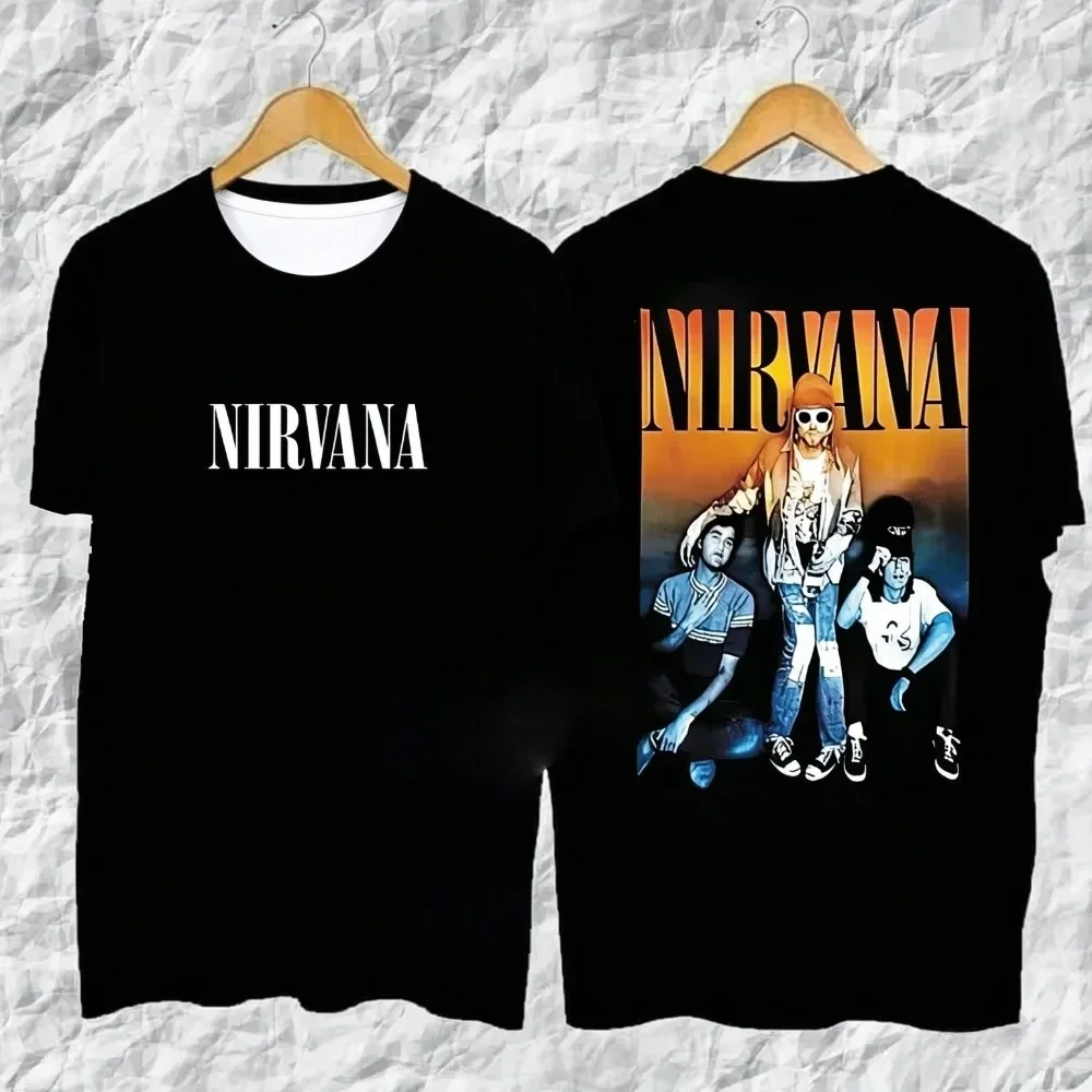 Kurt Cobain Come As You Are Nirvana Grunge Rock Band Graphic T-Shirt Men Women Streetwear Fashion Breathable Streetwear Tee
