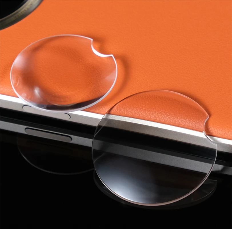 Espejo de cristal de zafiro para reloj de Globo Azul Cartier, revestimiento de lente abierta, máscara de espejo de ojo de pez de luz azul, esfera de vidrio de 28 36MM