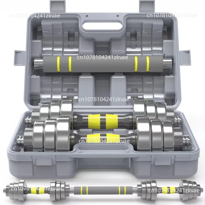 Combinación de mancuernas de acero puro para hombres y mujeres, brazo de fitness, juego ajustable de músculos, un par de 20kg