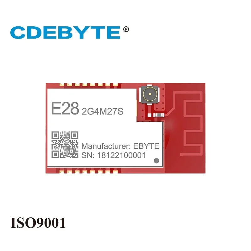 

SX1281 BLE + LoRa 2,4 ГГц IoT беспроводной модуль приемопередатчика FLRC GFSK E28-2G4M27S CDEBYTE 27 дБм 500 МВт высокомощный радиочастотный модуль 8 км