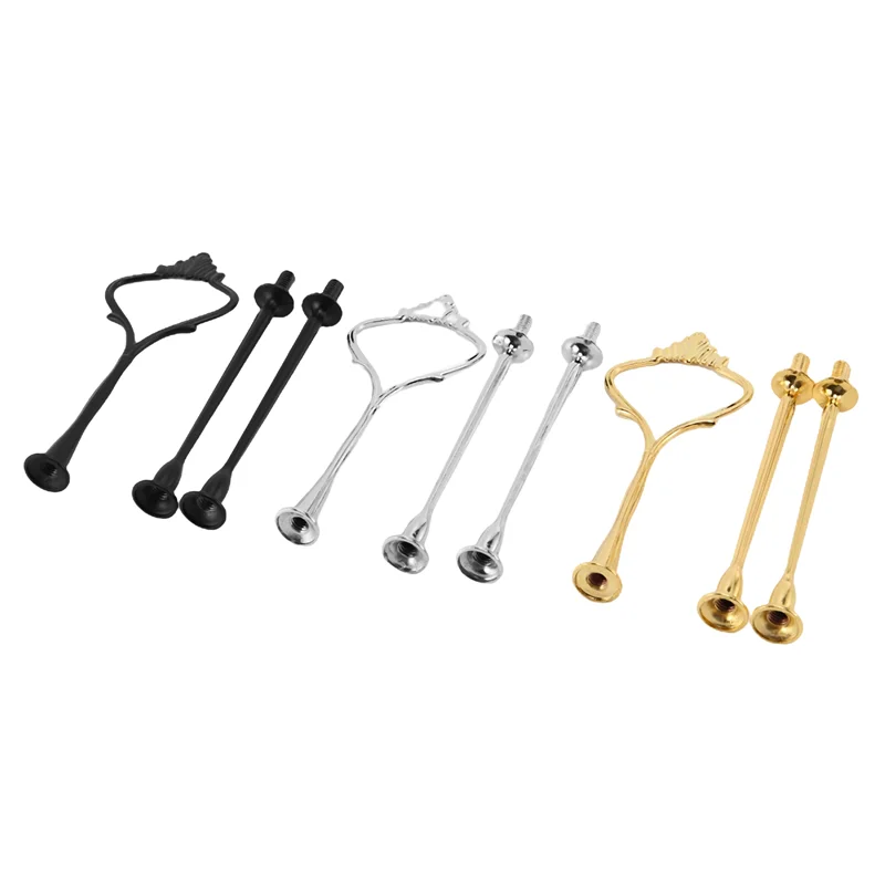 

Y50A-12 Set Tray Hardware For Cake Stand 3 Tier Cake Stand Fitting Hardware Holder (3 Color)