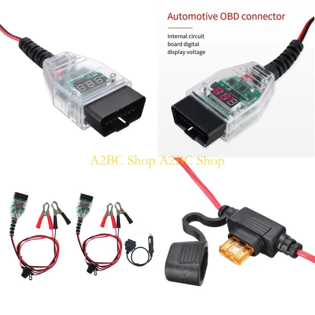 

A2BC Battery Tester Compult Memory Saver Универсальный аварийный питание кабель кабель электрического количества детекторы