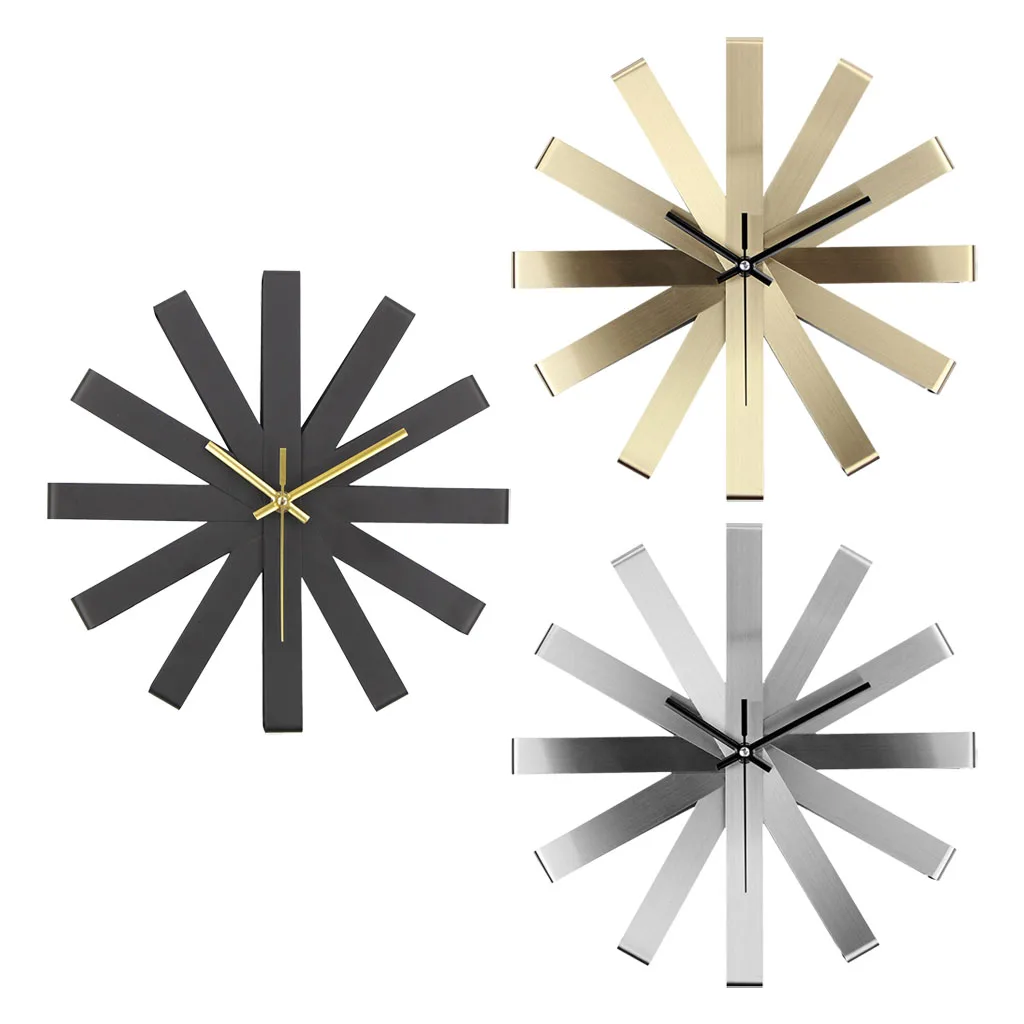 

Современные бесшумные настенные часы без тикания, из нержавеющей стали, с кварцевым механизмом на батарейках, для домашнего декора