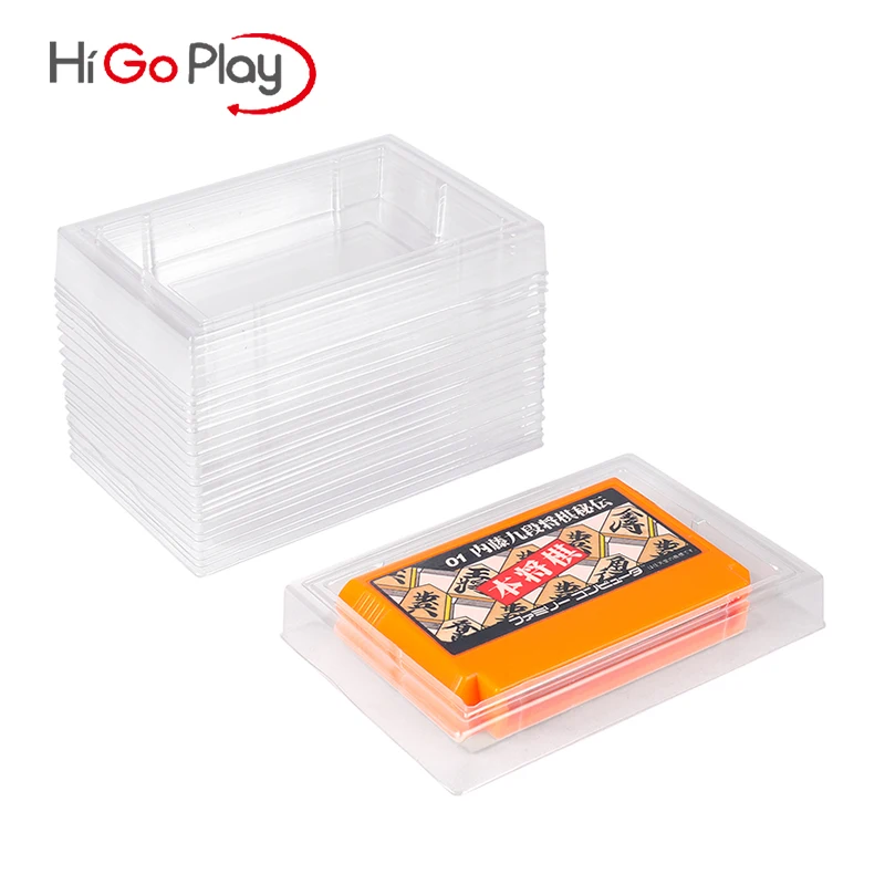 

FC Clear Inlay Plastic Cartridge Insert Inner Tray for Nintendo Famicom Games Replacement Display Case Transparent Plastics Box