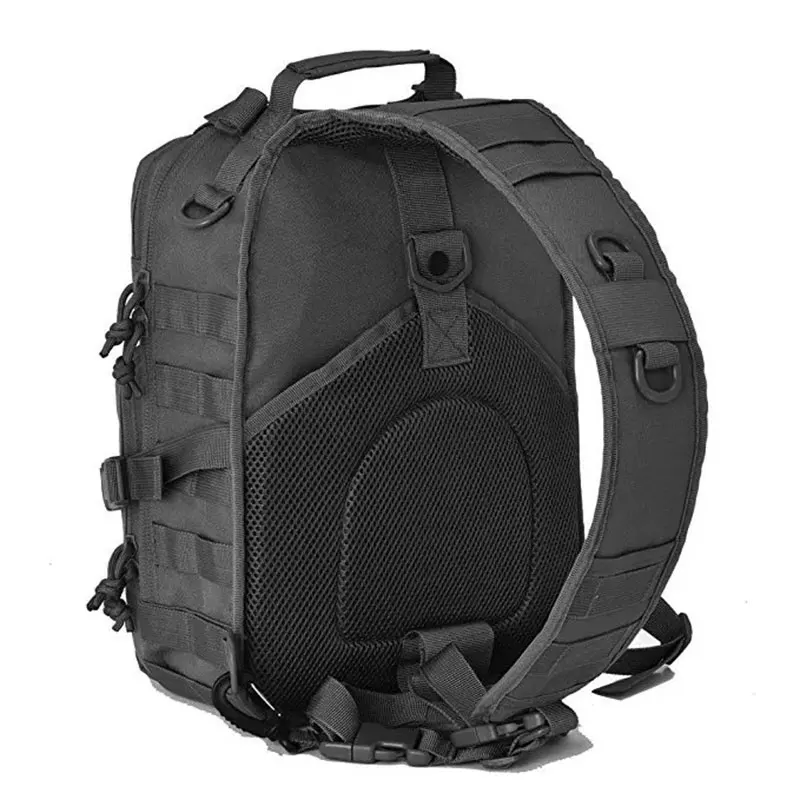 Bolso de hombro cruzado de 20l para hombre, mochila táctica impermeable Oxford 800D para senderismo al aire libre y Camping