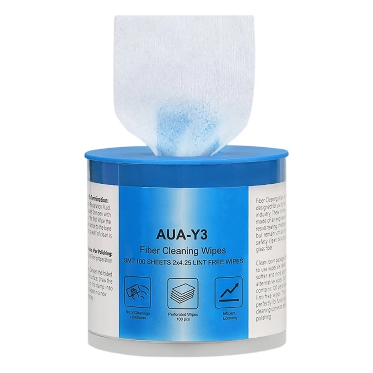 2026 New -Y3 Fiber Optic Cleaning Paper FTTH Fiber Cleaning Tools Dust-Free Wipe Paper for Ferrule End Face, Optical Adapter