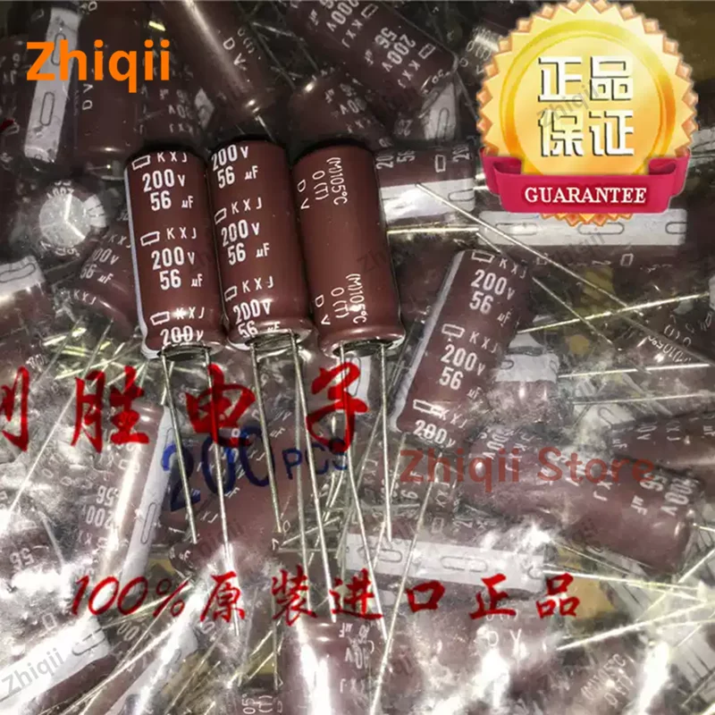الأصلي الجديد نيبون CHEMI-CON NCC KXJ سلسلة 200V 220V 27 فائق التوهج 56 فائق التوهج 68 فائق التوهج 82 فائق التوهج 100 فائق التوهج 150 فائق التوهج 220 فائق التوهج 270 فائق التوهج 330 فائق التوهج 470 فائق التوهج منخفضة ESR
