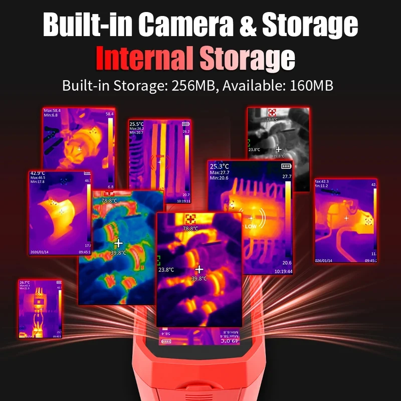 UNI-T UTi120S PLUS Thermal Camera Super Infrared Resolution 240x180 Handheld Thermal Imager Professional Thermal Imaging Camera view 5