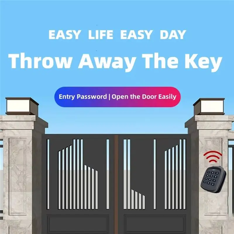 A73E-Garage Door Opener 33MHZ Garage Door Opener 4 In 1 280-868Mhz Multifrequency Gate Remote Control Garage Door Opener