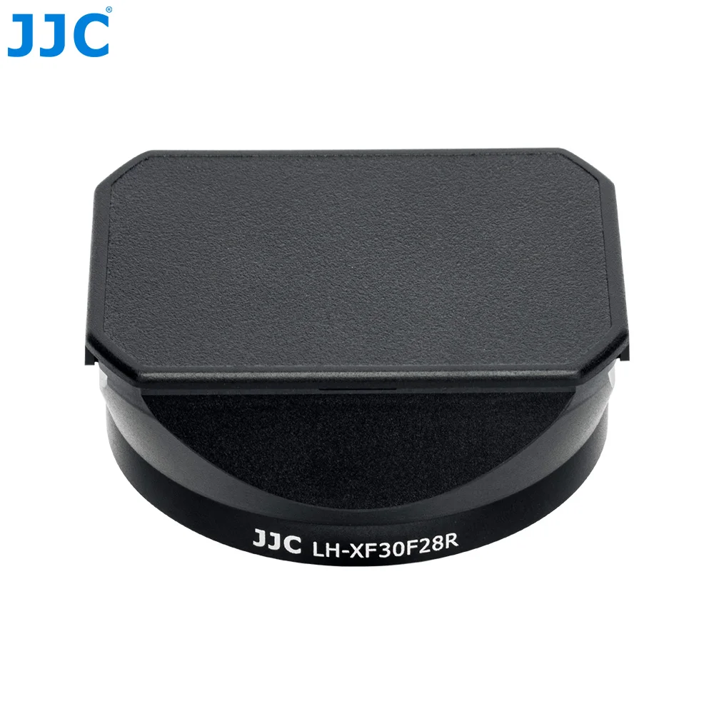 JJC Lens Hood LH-XF30F28R Shade,for Fuji Fujifilm XF 30mm f/2.8 R LM WR Macro Lens, with Protective Hood Cap