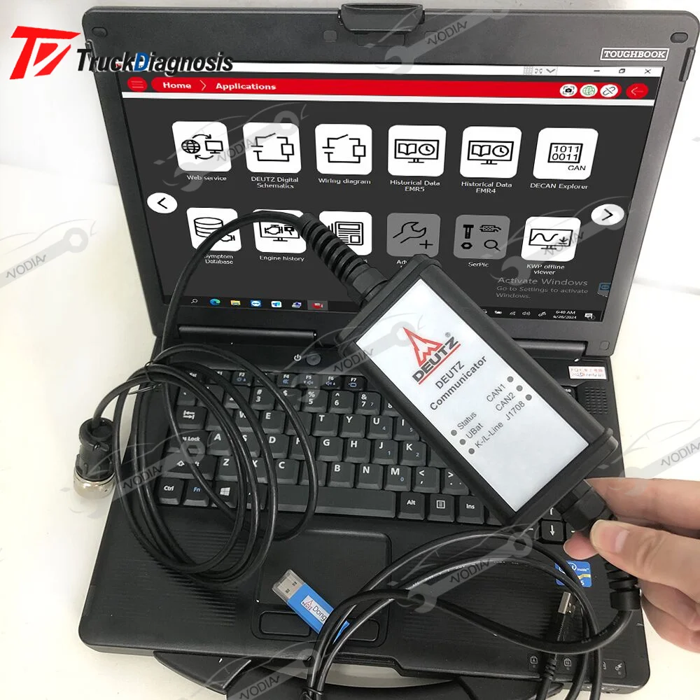 cf53laptop for deutz decom deutz serdia diagnostic kit serdia 4.0 usb dongle