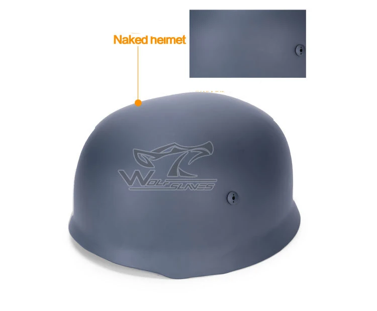 WWII Fallschirmjager M38 Steel Helmet With Leather Liner Grey Paratrooper Helmet World War 2 M38 Helmet