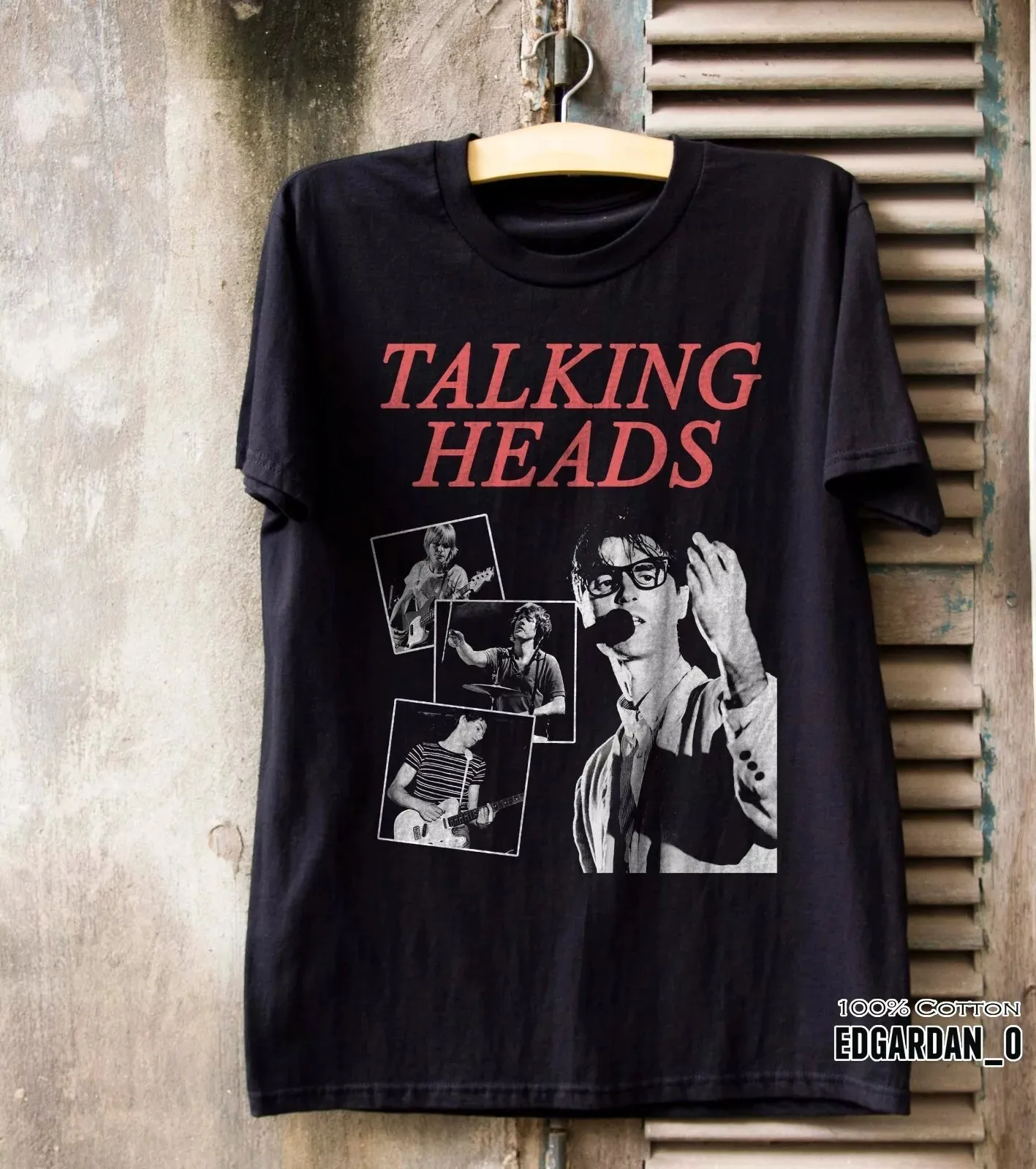 

Футболка Reprint Talking Heads Stop Making Sense Album Ретро Футболка для фанатов S-4XL