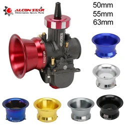 Alconstar 50mm 55mm 63mm Carburetor Air Filter Interface Cup Wind Cup Horn Cup For Mikuni Koso Oko Keihin PWK 21-42mm Kayo BSE