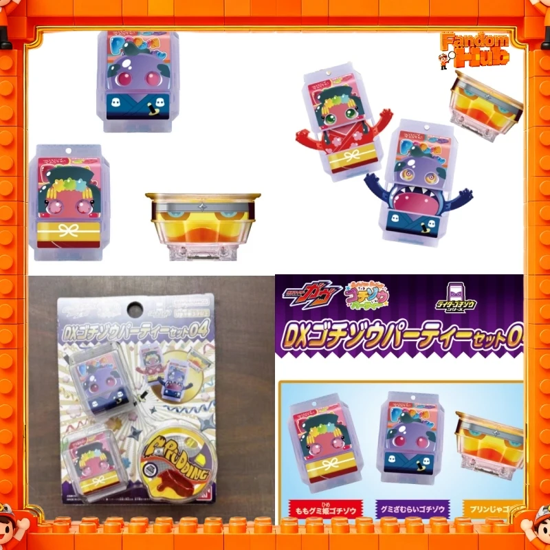 

Новый оригинальный Bandai Dx Kamen Rider Gavv Gochizo Party Set Wave04 Gummy Samurai Peach Gummy Princess Pudding Косплей Опора Подарочная игрушка